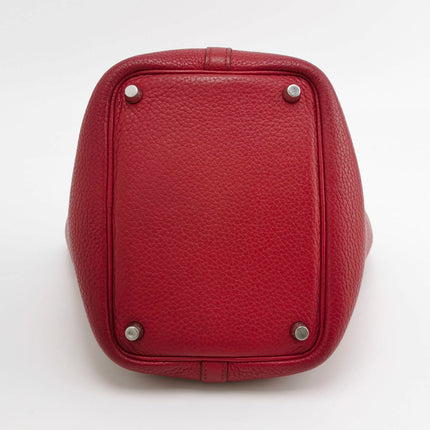 Sold Hermes Picotin 18 Red Calfskin Leather 2012 Box P Stamp