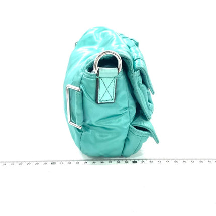 Fendi Baguette Cargo Multipocket Tiffany Blue Nylon 3-way Bag