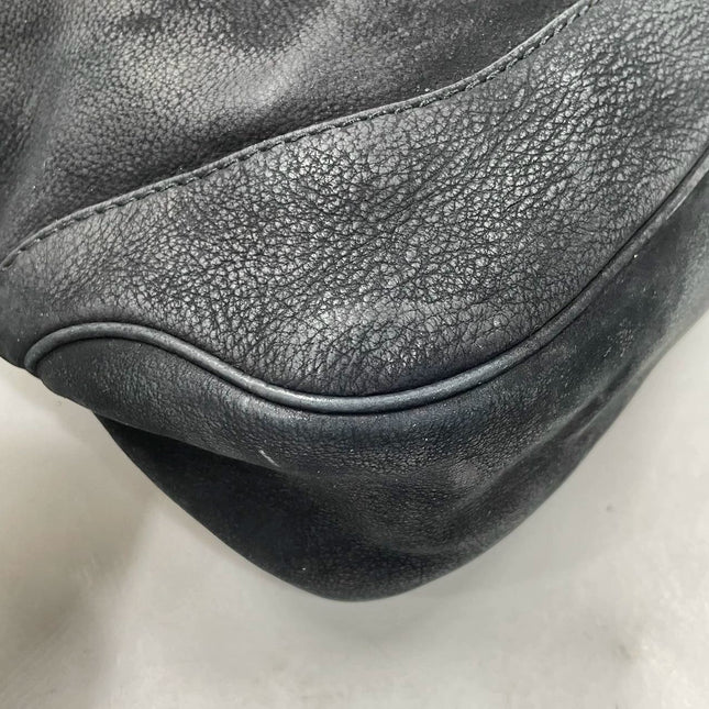 Gucci Jackie 1961 Medium Black Suede Leather Bag