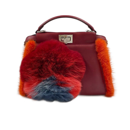 Sold Fendi Peekaboo Red Leather-Luxbags