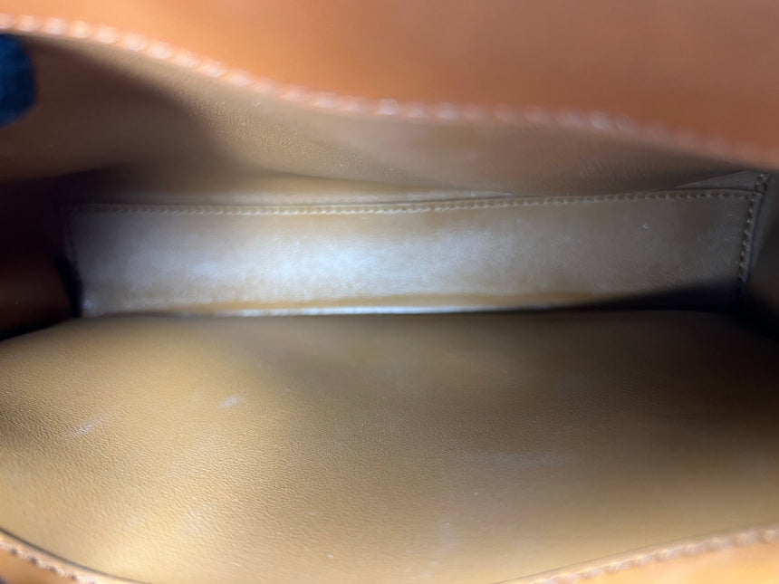 Celine 16 Bag Small Caramel Natural Tan Smooth Calfskin Leather
