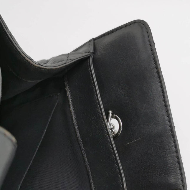 Sold Chanel Boy Reverso Shopping Tote Calfskin Leather Black