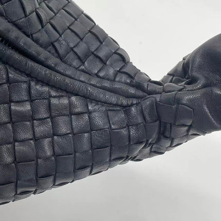 Bottega Veneta Veneta Hobo Maxi Black Leather 52-54cm