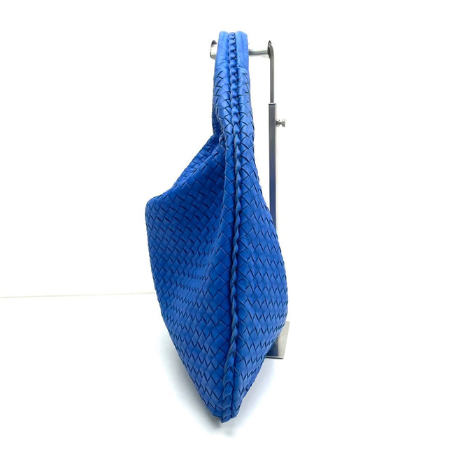 Bottega Veneta Hobo Bag Lambskin leather Royal Blue Medium 45cm