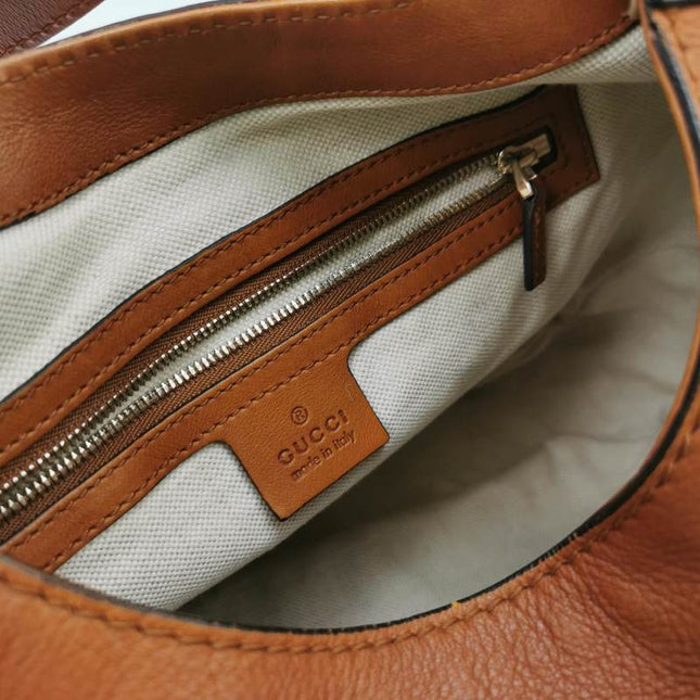 Sold Gucci Jackie 1961 Soft Tan Brown Leather Bag Medium
