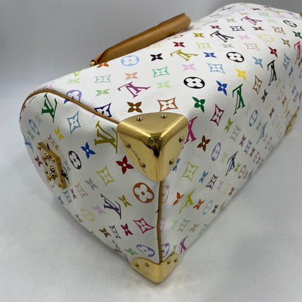 Louis Vuitton x Takashi Murakami Speedy 40 White Multicolor