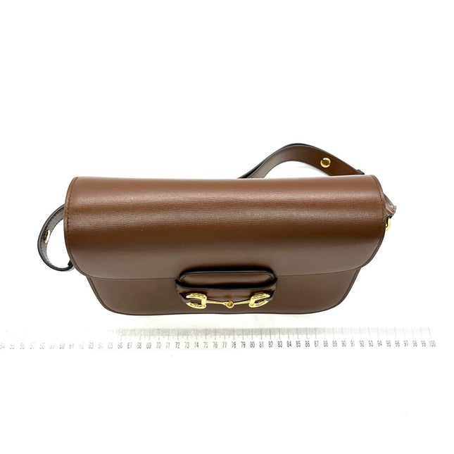 Sold Gucci 1955 Horsebit Shoulder Bag Caramel Brown Small Leather Never Worn