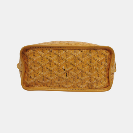 Goyard Anjou Mini Tote Yellow Reversible Leather