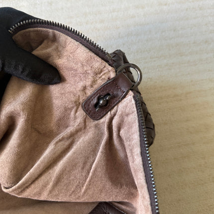 Bottega Veneta Maxi Convertible Tote Dark Chocolate Brown Leather