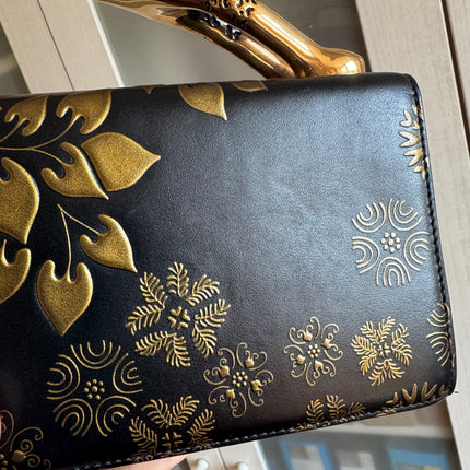LANVIN Rateau Pencil Cat leather shoulder bag