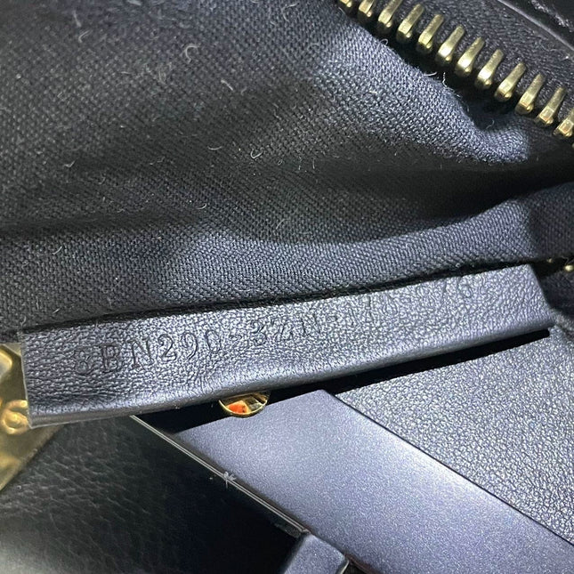 Sold Fendi Peekaboo Medium Black Leather Never worn