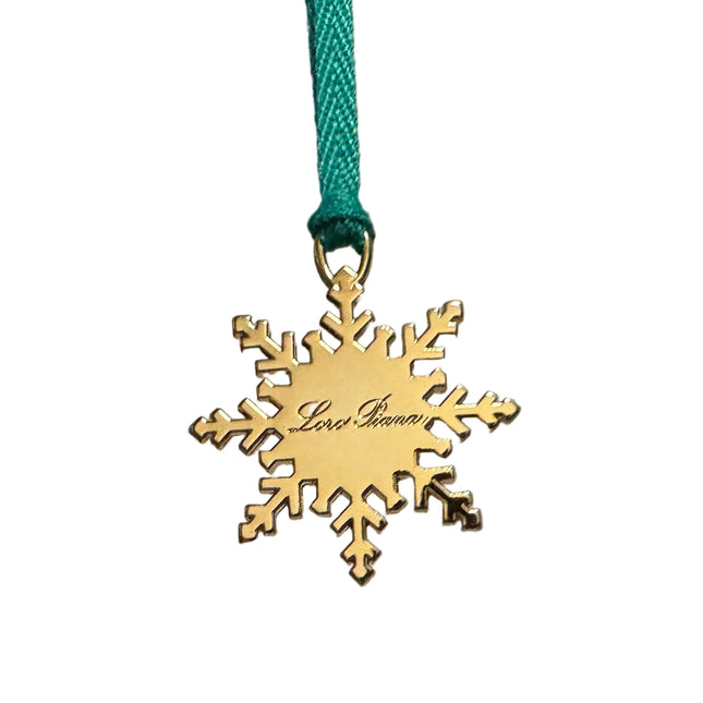 Loro Piana Polished Gold-Tone Snowflake Charm
