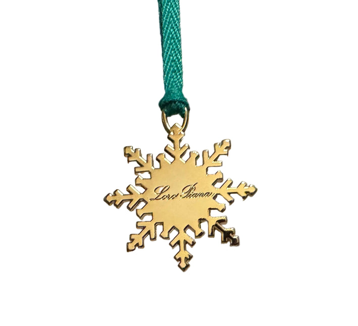 Loro Piana Polished Gold-Tone Snowflake Charm