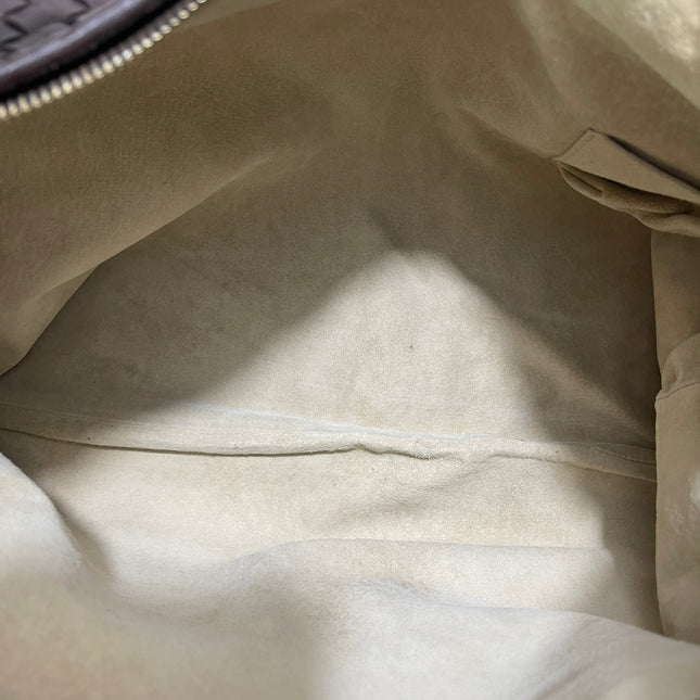 Bottega Veneta Hobo Bag Large Dark Chocolate Brown Lambskin leather 50cm