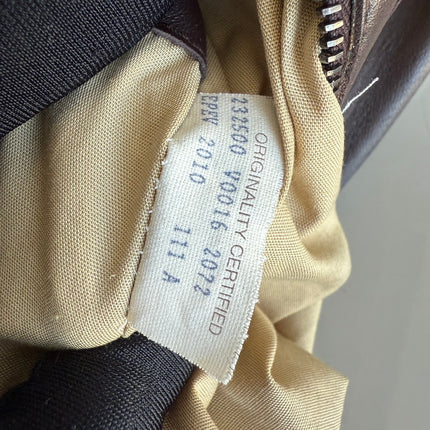 Bottega Veneta Belly Hobo Intreccio Leather Dark Chocolate Brown Large 50cm