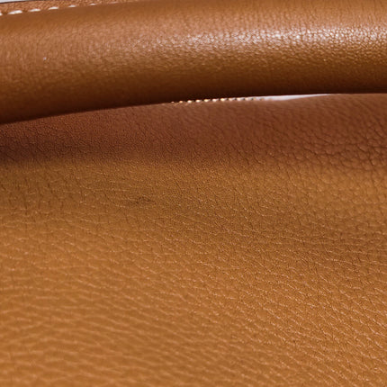 Loewe Puzzle Medium Brown Leather with Embroidered Multicolor Strap