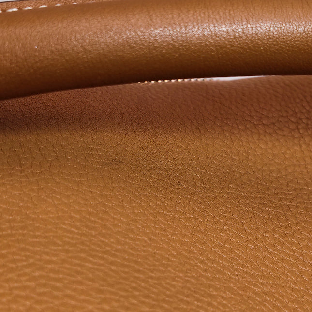 Loewe Puzzle Medium Brown Leather with Embroidered Multicolor Strap