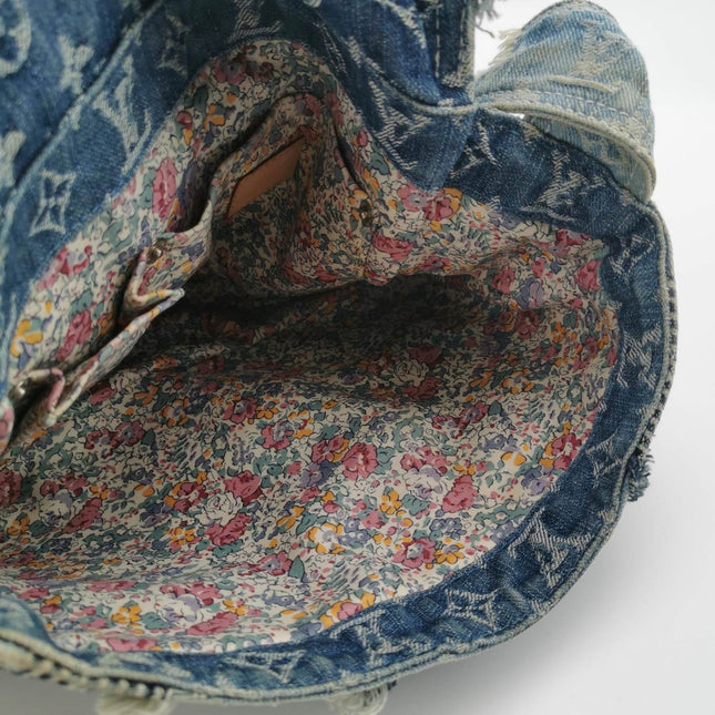 Louis Vuitton Postie Patchwork Monogram Denim Blue Messenger Bag