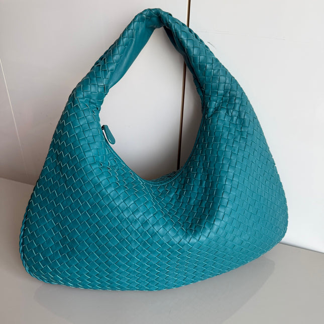Bottega Veneta Hobo Bag Lambskin leather Green 47cm