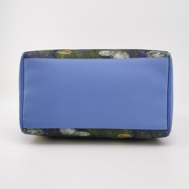 Louis Vuitton x Jeff Koons Speedy 30 Monet Water Lilies Top Handle Bag