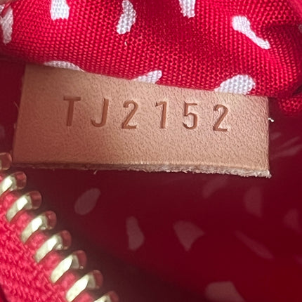 Louis Vuitton x Kusama Papillon 28 Red Polka Dots Patent Leather Handbag