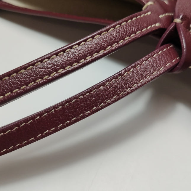 Goyard Saint Louis PM Medium Burgundy Goyardine Tote 2017