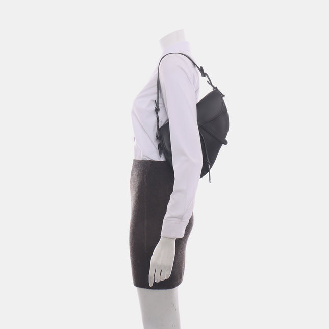 Dior Saddle So Black Medium Calfskin Leather Bag, 2019