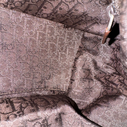 Dior Flight Medium Shoulder Bag Tan Brown Shearling