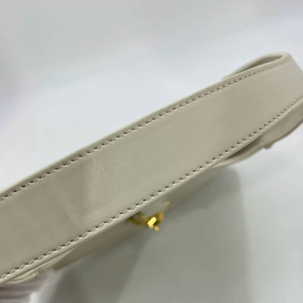 Gucci Jackie 1961 Small Leather Bag White with Strap