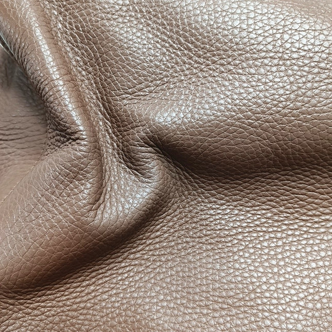 Chanel Cerf Executive Latte Dusty Pink Caviar Leather Handbag Silver Hardware With Strap