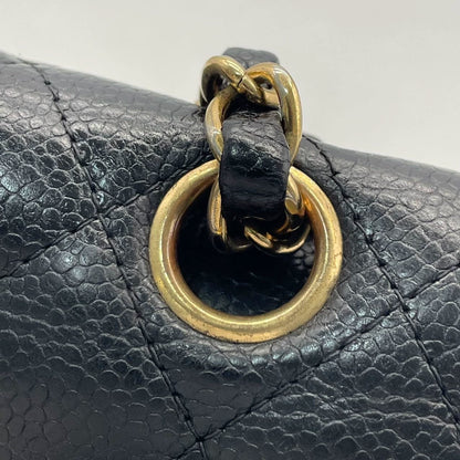 Chanel Classic Flap Small Black Caviar Leather with 24k Gold Hardware, 2004-2005