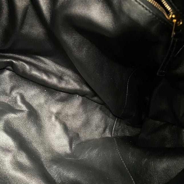 Bottega Veneta Hop Large Stripe Leather Hobo Bag 54cm