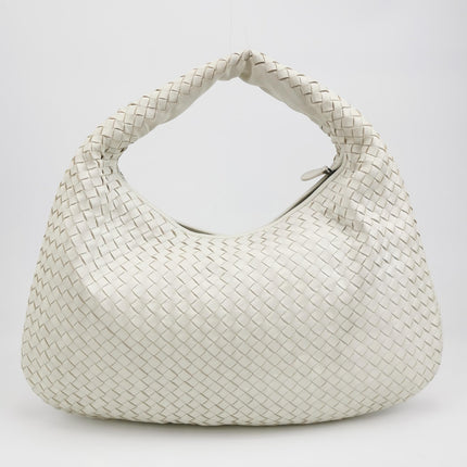 Bottega Veneta Hobo Bag Lambskin leather Milk White 48cm
