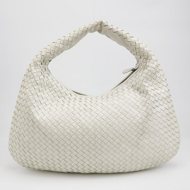 Bottega Veneta Hobo Bag Lambskin leather Milk White 48cm