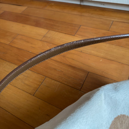 Fendi Mamma Baguette Large Pony hair in Cow Print Natural Color