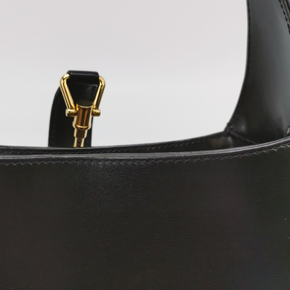 Gucci Jackie 1961 Black Leather Bag Small with Adjustable Strap
