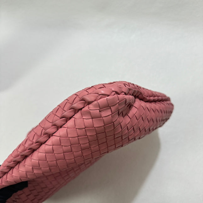 Bottega Veneta Veneta Hobo Medium Coral Intrecciato Leather Bag 47cm