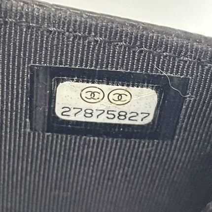 Chanel Wallet on Chain Classic Flap Black Caviar Leather Gold Hardware 2018-19