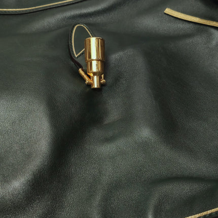 Gucci Jackie Soft Medium Green Leather Shoulder Bag With Strap