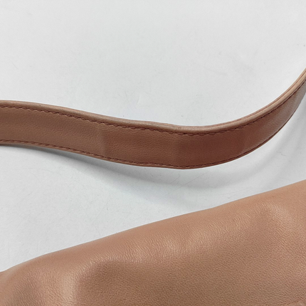 FENDI Baguette Vintage Pink Lambskin Leather Shoulder Bag Silver Hardware