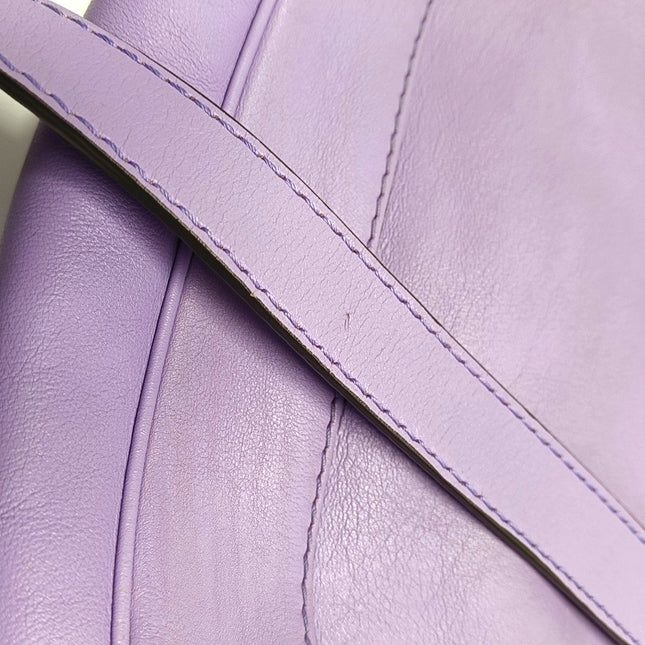 Gucci Jackie 1961 Soft Purple Leather Bag Medium