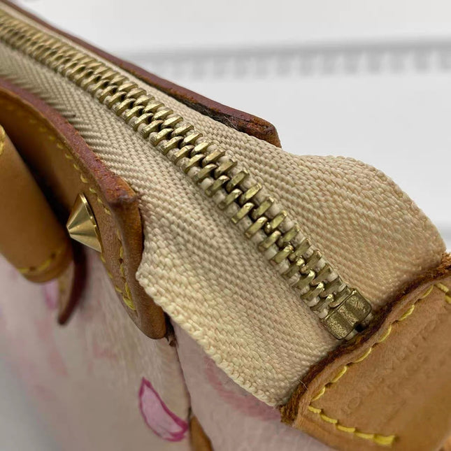 Louis Vuitton x Takashi Murakami Cherry Blossom Pochette Accessoire Pink Monogram