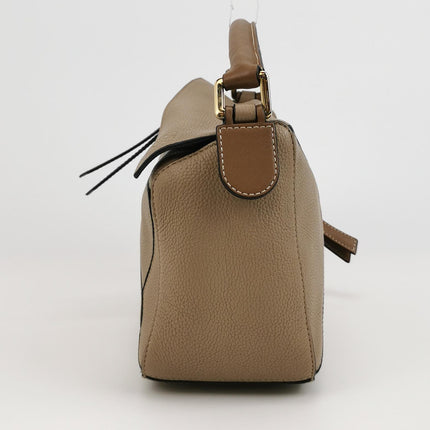 Loewe Puzzle Small Sand Beige Brown Strap Crossbody Bag