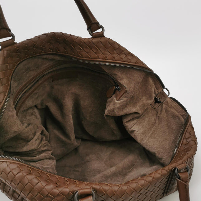 Bottega Veneta Maxi Convertible Tote Dark Chocolate Brown Leather 50cm