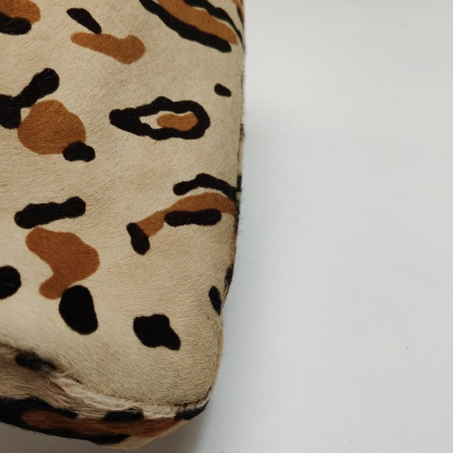Fendi Baguette Pony hair in leopard print Brown