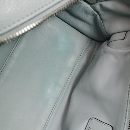 Loewe Amazona 29 Blue Leather Elephant Lock Silver-tone Hardware