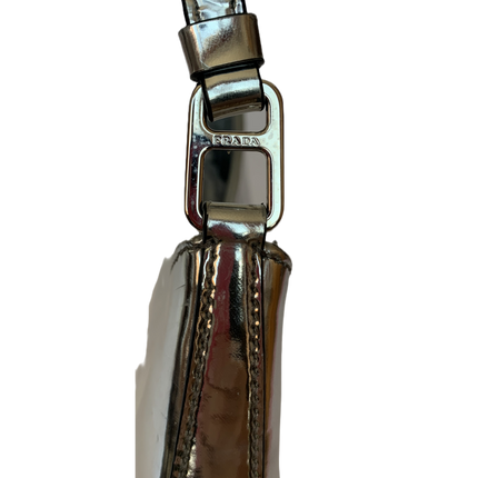 Sold Prada Cleo Silver leather shoulder bag