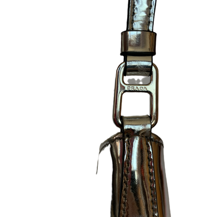 Sold Prada Cleo Silver leather shoulder bag