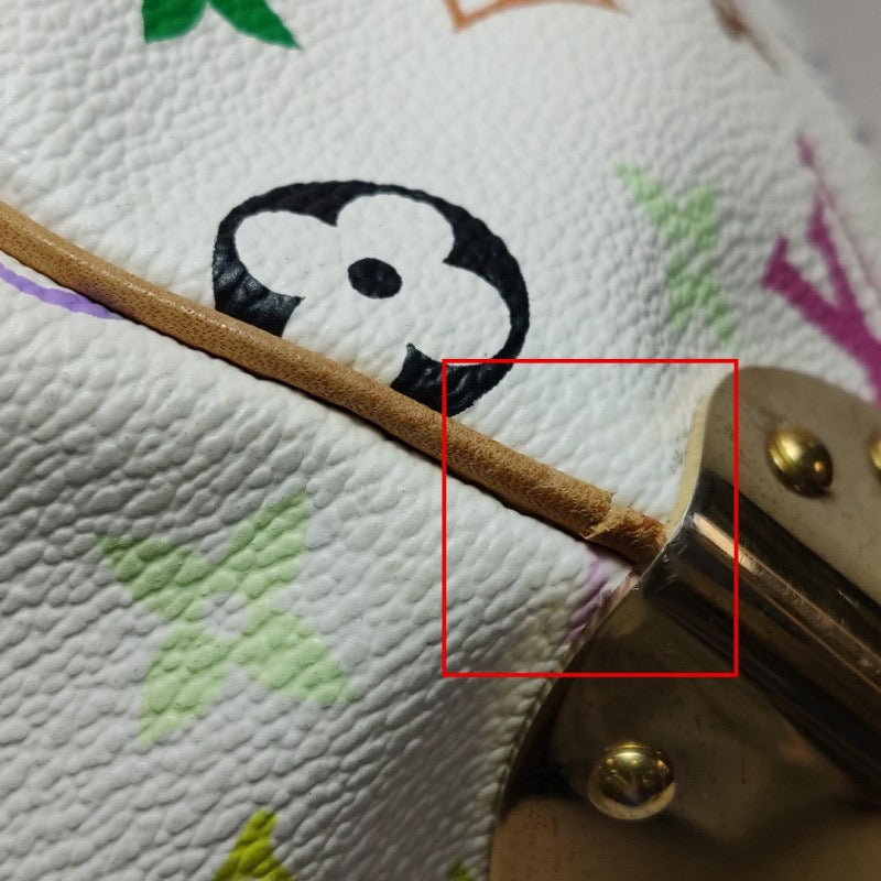 Louis Vuitton x Takashi Murakami Speedy 30 Lock White Multicolor