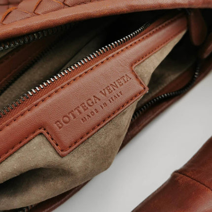 Bottega Veneta Belly Hobo Intrecciato Brick Red Medium 40cm